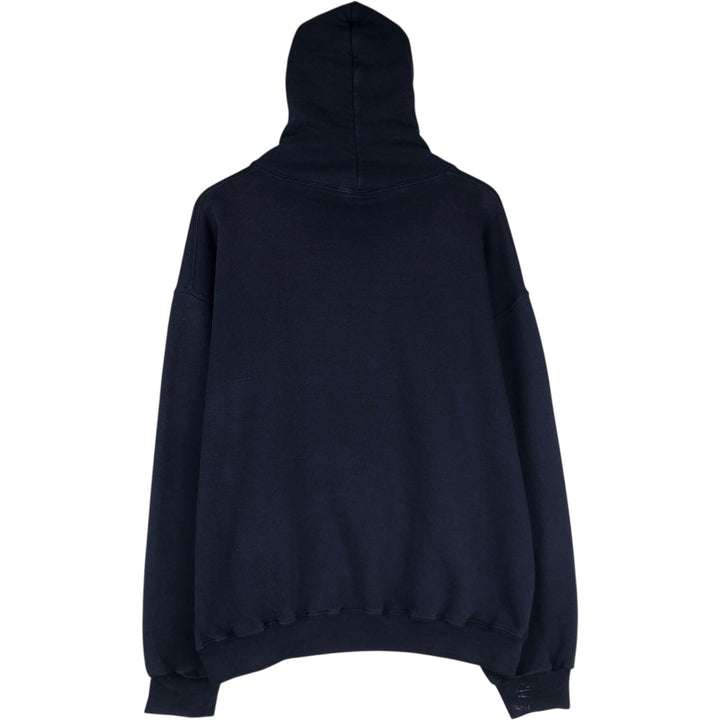 Russell ATHLETIC College Pullover Hoodie, Men's XL cotton navy blue type Vintage Second Hand