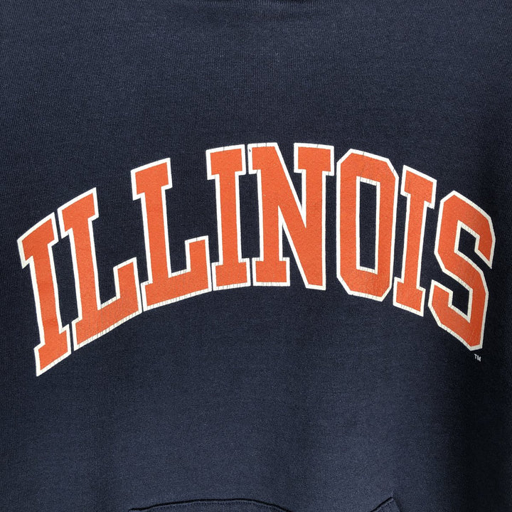 Russell ATHLETIC College Pullover Hoodie, Men's XL cotton navy blue type Vintage Second Hand
