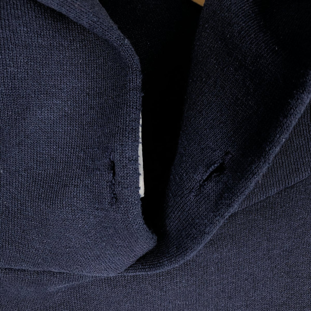 Russell ATHLETIC College Pullover Hoodie, Men's XL cotton navy blue type Vintage Second Hand