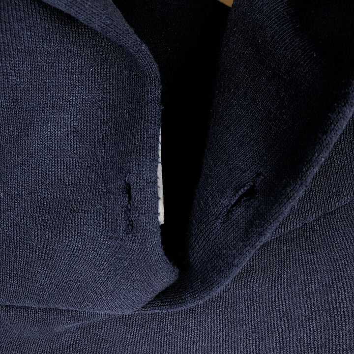 Russell ATHLETIC College Pullover Hoodie, Men's XL cotton navy blue type Vintage Second Hand