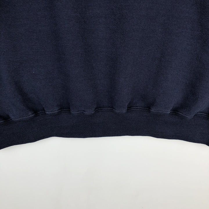 Russell ATHLETIC College Pullover Hoodie, Men's XL cotton navy blue type Vintage Second Hand