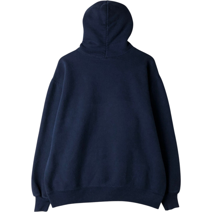 90'S Russell Penn State College Sweatshirt Pullover Hoodie, Made in USA, Men's XXL equivalent, Vintage cotton Navy blue Vintage Second Hand