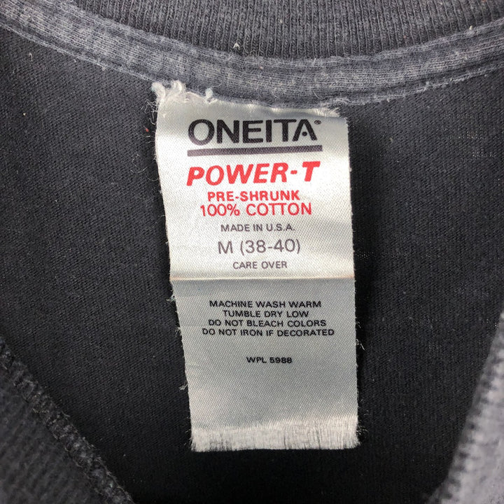 80'S ONEITA ROYAL KAN Advertising T-Shirt, Made in USA, Men's Size M (approx.), Vintage cotton black type Vintage Second Hand