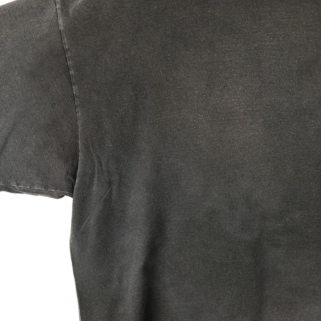 17th Street Surf Shop Snake Pattern Python Advertising T-Shirt, Made in USA, Men's XXL equivalent, Vintage cotton black type Vintage Second Hand