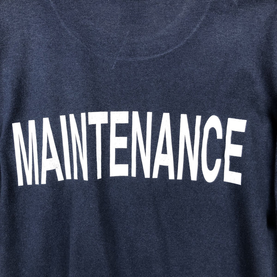 90'S Onita Continental Express Advertising T-Shirt, Men's XL equivalent, Vintage cotton navy blue type Vintage Second Hand