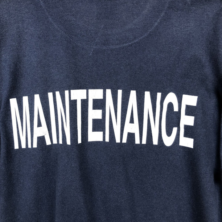 90'S Onita Continental Express Advertising T-Shirt, Men's XL equivalent, Vintage cotton navy blue type Vintage Second Hand