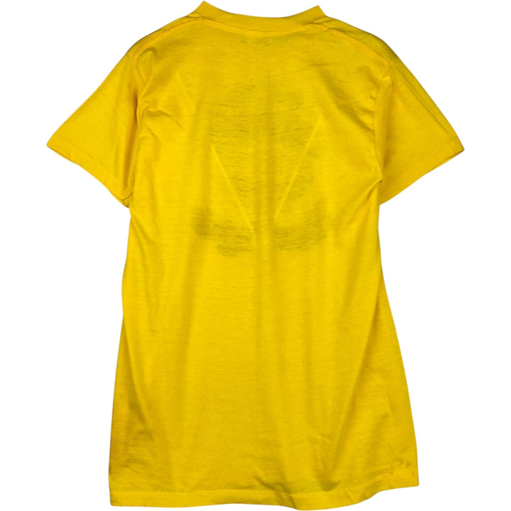 Lender's Advertising T-Shirt, Made in USA, Men's XL equivalent, Vintage. polyester yellow type Vintage Second Hand