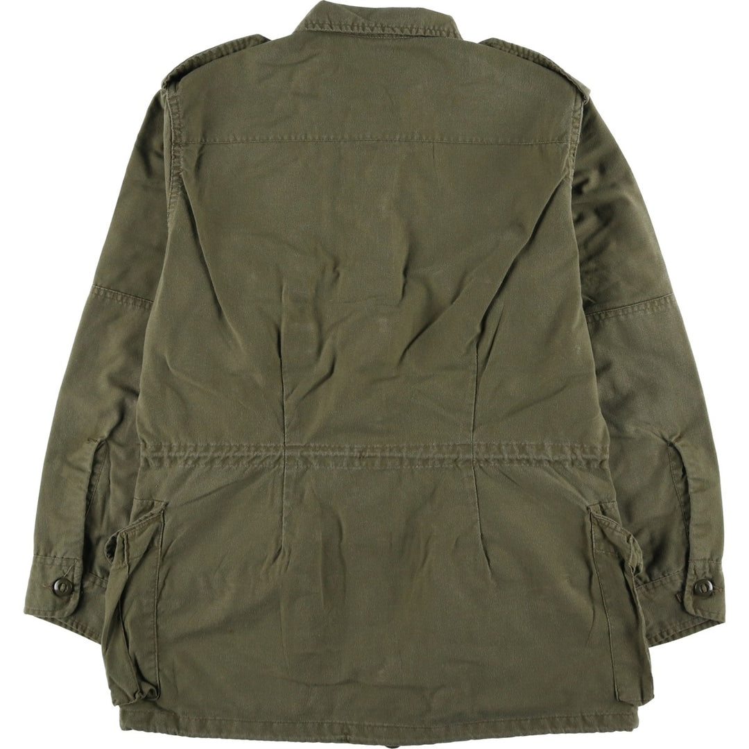 MK2 Canadian Military Combat Jacket, Made in Canada, Size 4 (Equivalent to Men's M) Nylon Khaki type Vintage Second Hand