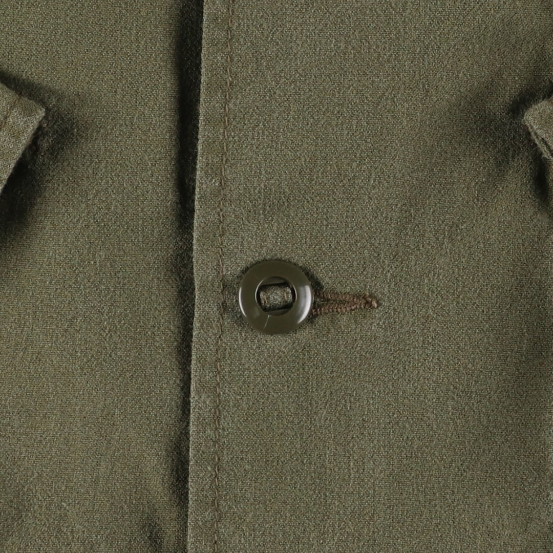 MK2 Canadian Military Combat Jacket, Made in Canada, Size 4 (Equivalent to Men's M) Nylon Khaki type Vintage Second Hand