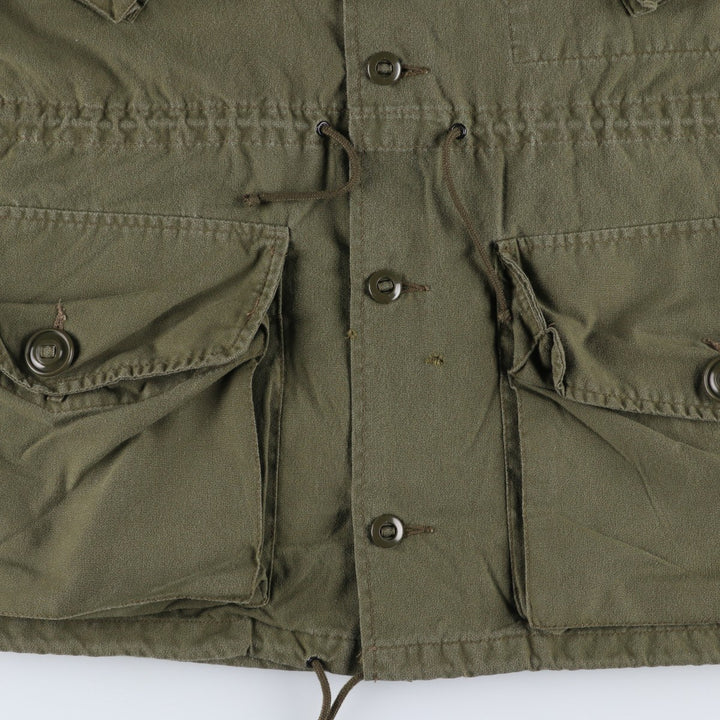 MK2 Canadian Military Combat Jacket, Made in Canada, Size 4 (Equivalent to Men's M) Nylon Khaki type Vintage Second Hand