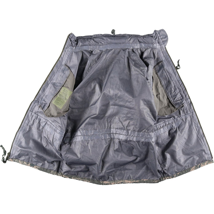 2000'S US Military Issue ABU Digital Tiger Camo Gore-Tex Parka, Made in USA, Small-Regular (Men's Size S) Nylon gray type Vintage Second Hand