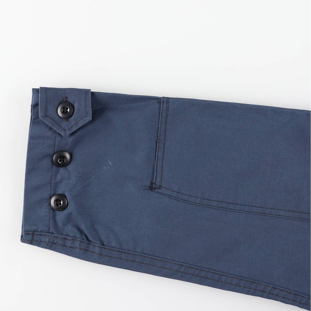 Civilian-made ATLANCO BDU military jacket, made in the USA, men's size M equivalent. polyester Navy blue Vintage Second Hand