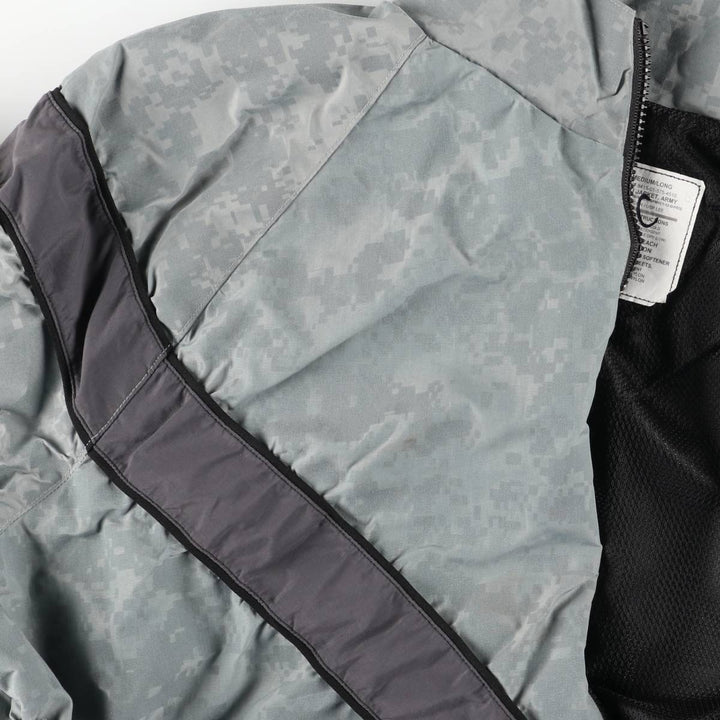Genuine US Army IPFU Training Jacket, ACU Digital Camo Nylon Jacket, Made in USA, Medium Nylon gray type Vintage Second Hand