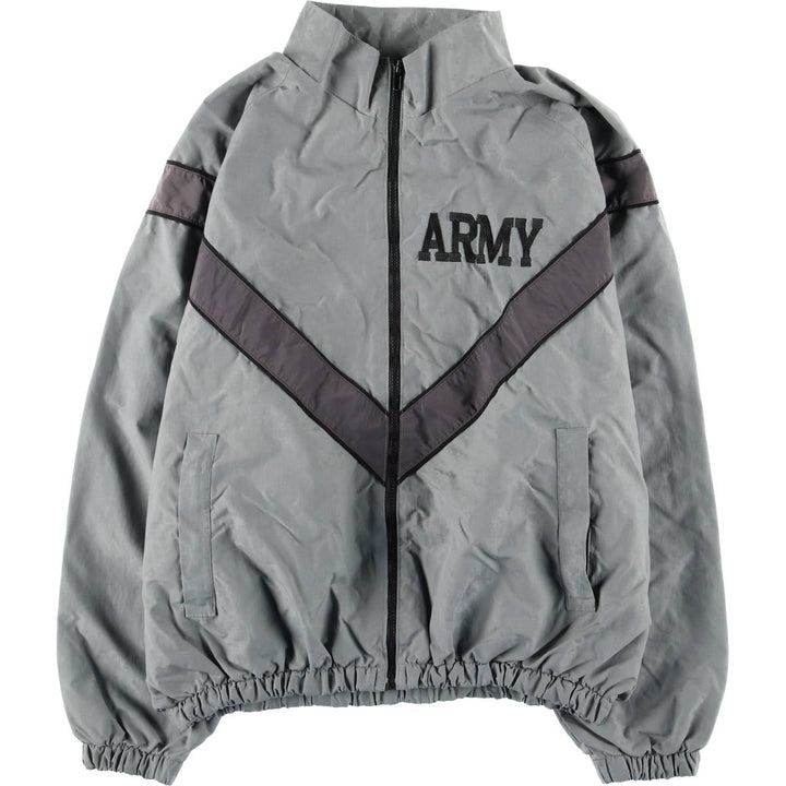 2000'S US Army PFU Training Jacket, ACU Digital Camo Nylon Jacket, Made in USA, MEDIUM Nylon gray type Vintage Second Hand