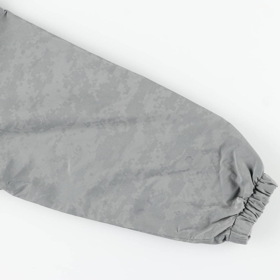 2000'S US Army PFU Training Jacket, ACU Digital Camo Nylon Jacket, Made in USA, MEDIUM Nylon gray type Vintage Second Hand