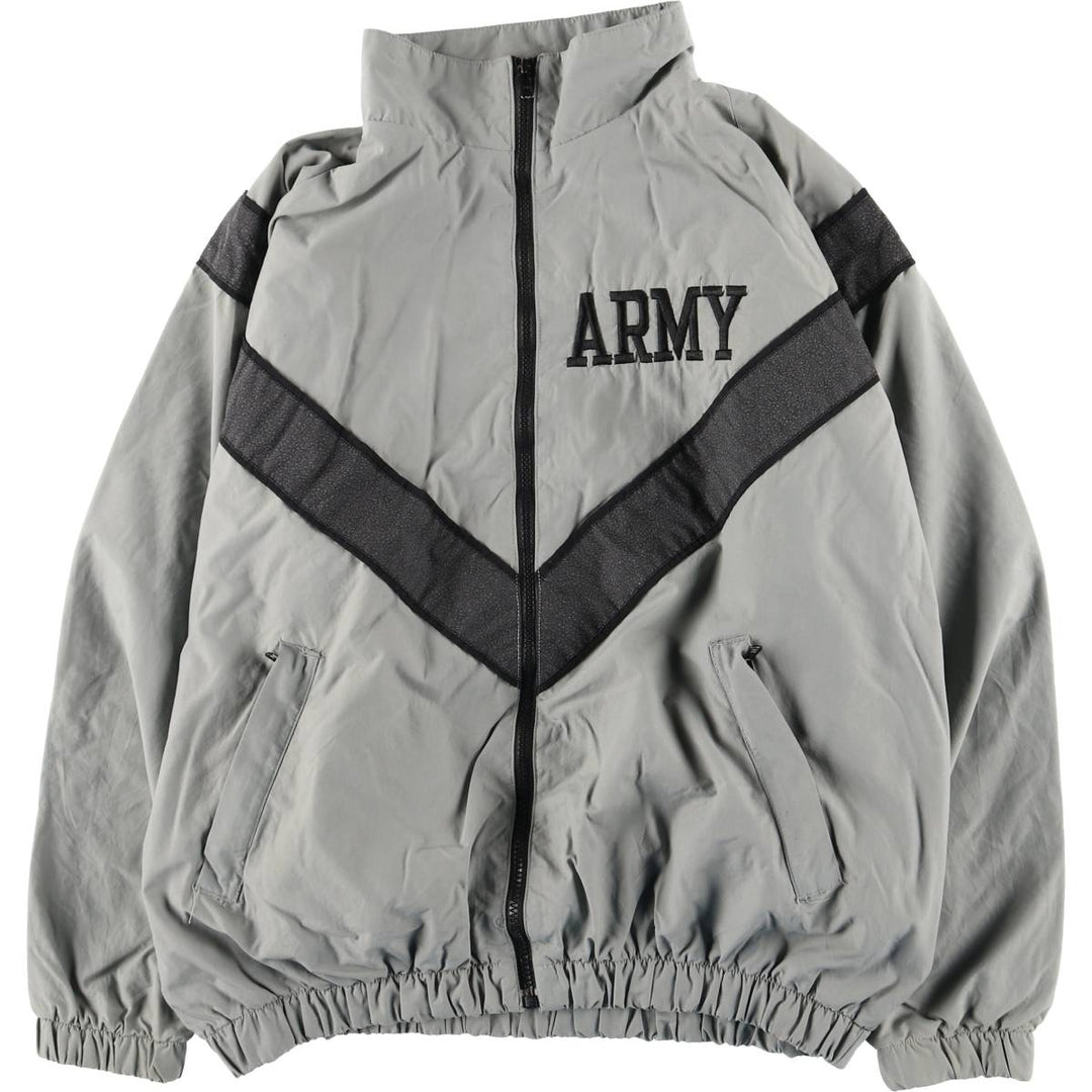 2000'S US Army IPFU Training Jacket, Nylon Jacket, Made in USA, Medium-Regular (Men's M equivalent) Nylon gray type Vintage Second Hand