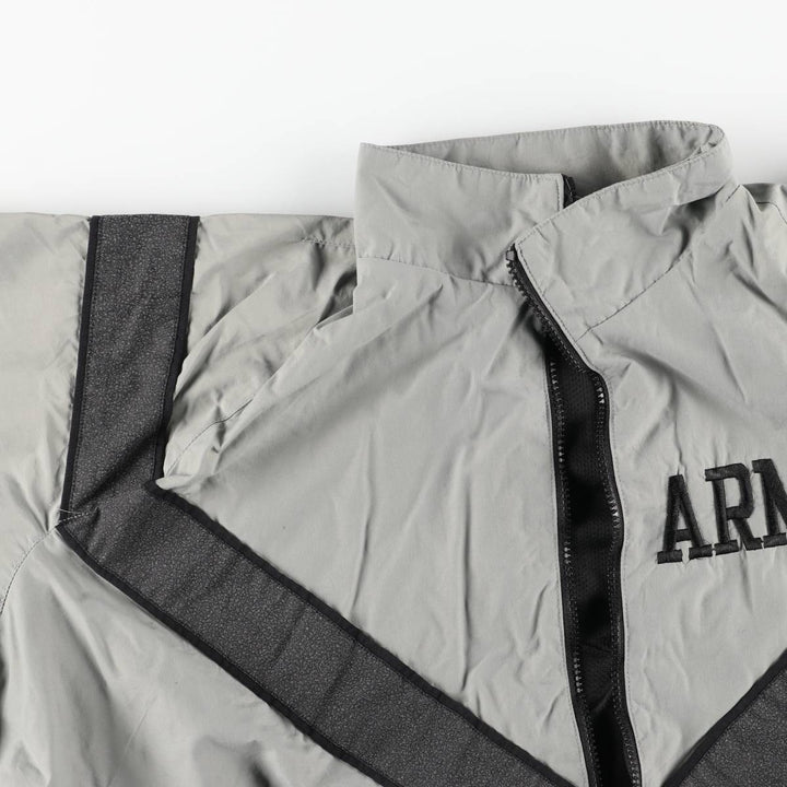 2000'S US Army IPFU Training Jacket, Nylon Jacket, Made in USA, Medium-Regular (Men's M equivalent) Nylon gray type Vintage Second Hand
