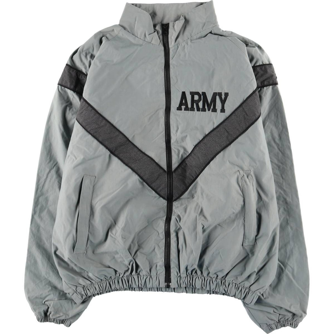 2000'S US Army IPFU Training Jacket, Nylon Jacket, Made in USA, Medium-Long (Men's Size M equivalent) Nylon gray type Vintage Second Hand