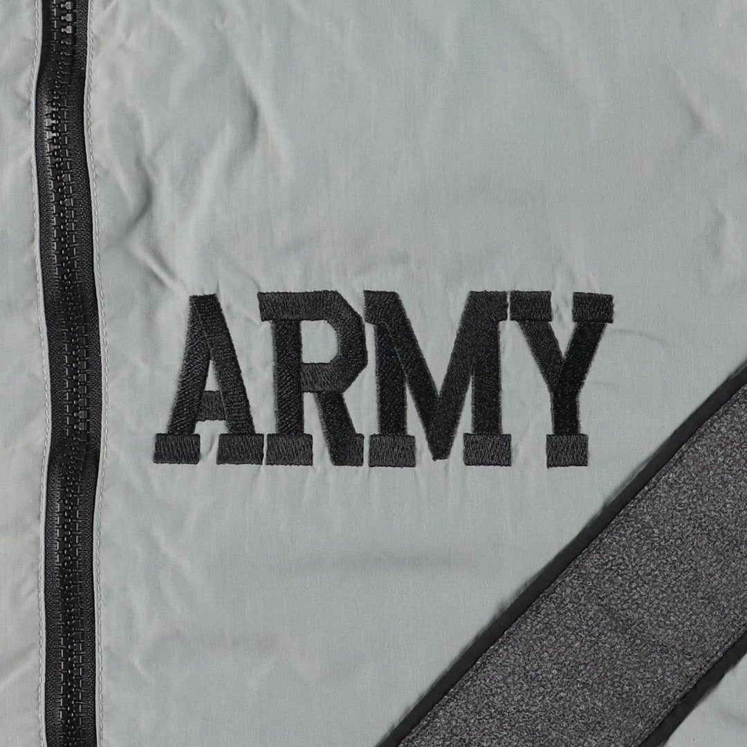 2000'S US Army IPFU Training Jacket, Nylon Jacket, Made in USA, Medium-Long (Men's Size M equivalent) Nylon gray type Vintage Second Hand