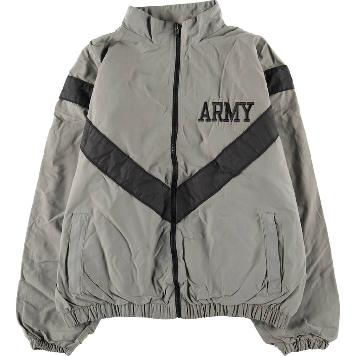 Authentic US Army PFU training jacket from the 2000s, made in the USA, large regular size, equivalent to men's size L. Nylon gray type Vintage Second Hand