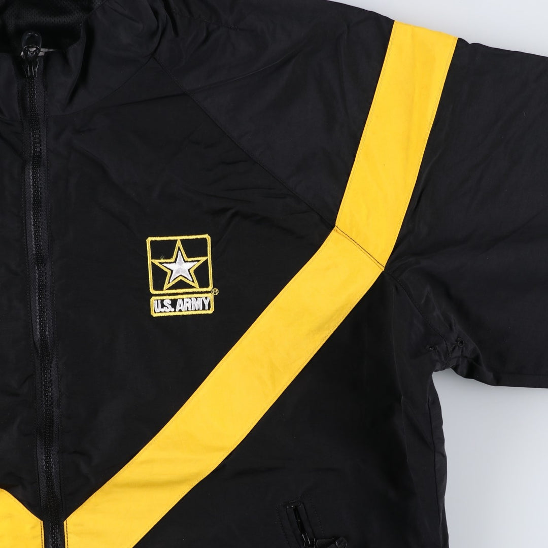 Genuine US Army APFU Training Jacket, Nylon Jacket, Made in USA, Medium Regular (equivalent to Men's M) Nylon black type Vintage Second Hand