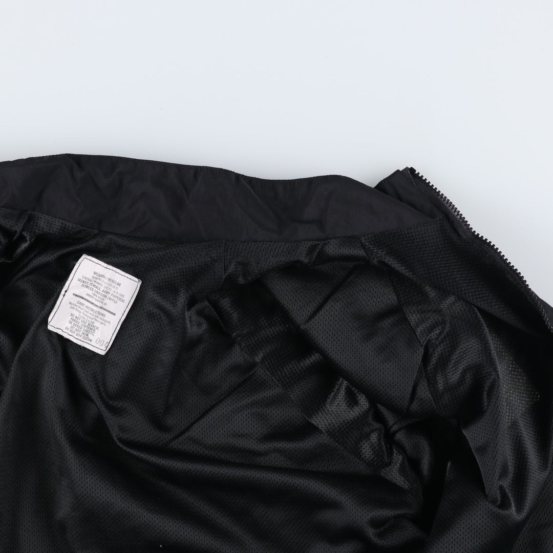 Genuine US Army APFU Training Jacket, Nylon Jacket, Made in USA, Medium Regular (equivalent to Men's M) Nylon black type Vintage Second Hand