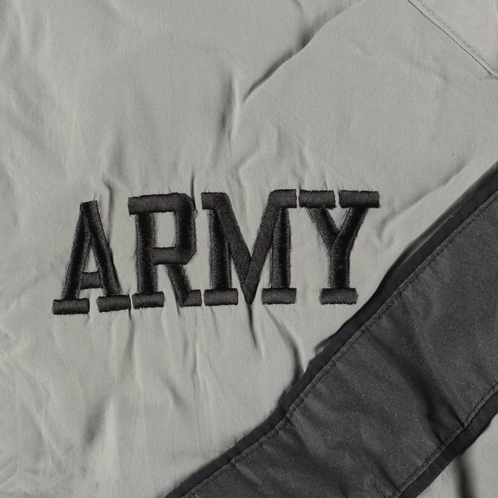 2000'S US Army PFU Training Jacket, Nylon Jacket, Made in USA, Small/Short (Men's Size S) Nylon gray type Vintage Second Hand