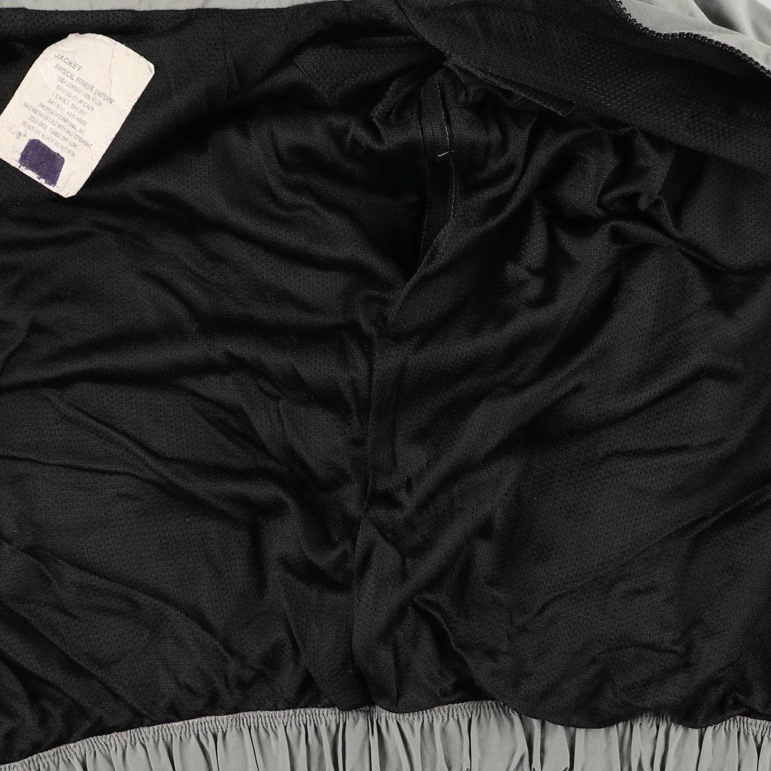 2000'S US Army PFU Training Jacket, Nylon Jacket, Made in USA, Small/Short (Men's Size S) Nylon gray type Vintage Second Hand