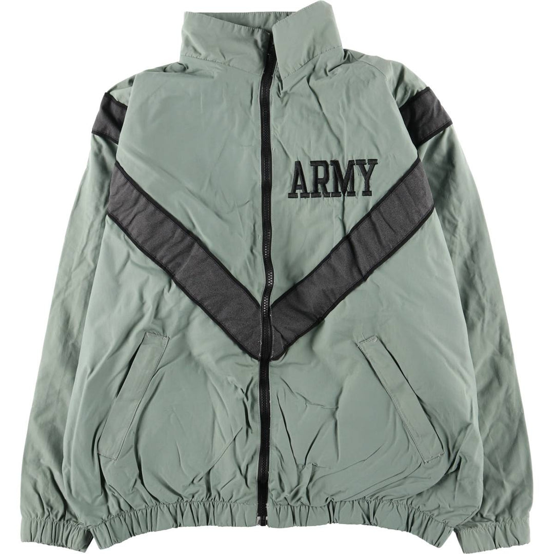 2000'S US Army IPFU Training Jacket, Nylon Jacket, Made in USA, Medium-Long (Men's Size M equivalent) Nylon gray type Vintage Second Hand
