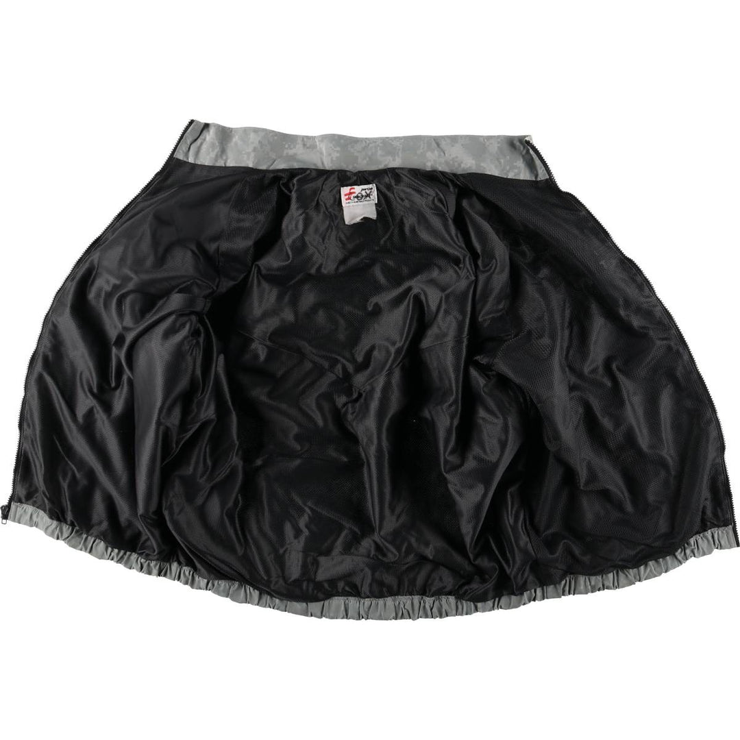 US Army Training Jacket, Camouflage Pattern ACU Digital Camo Nylon Jacket, Men's Size XL unclear gray type Vintage Second Hand