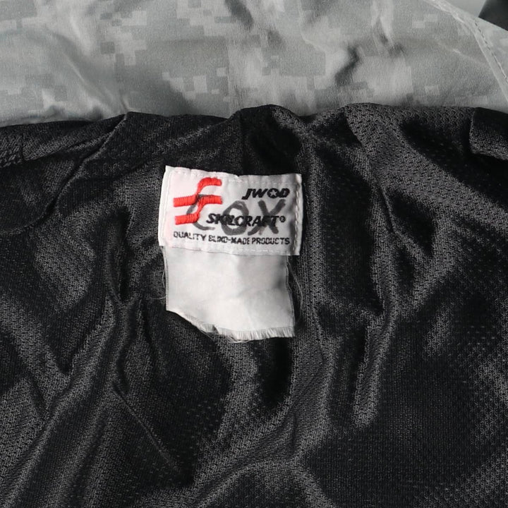 US Army Training Jacket, Camouflage Pattern ACU Digital Camo Nylon Jacket, Men's Size XL unclear gray type Vintage Second Hand