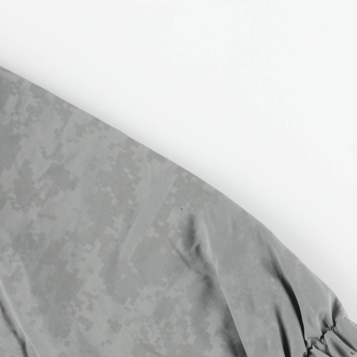 US Army Training Jacket, Camouflage Pattern ACU Digital Camo Nylon Jacket, Men's Size XL unclear gray type Vintage Second Hand