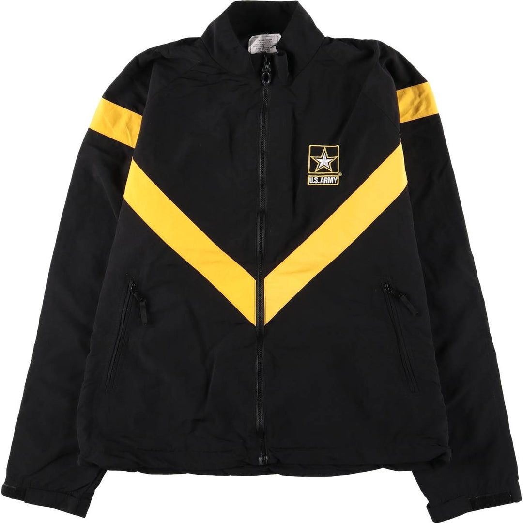 Genuine US Army APFU Training Jacket, Nylon Jacket, Made in USA, Medium Regular (equivalent to Men's M) Nylon black type Vintage Second Hand