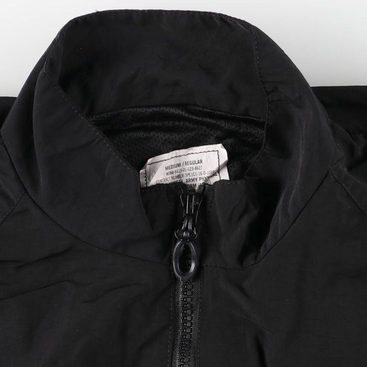 Genuine US Army APFU Training Jacket, Nylon Jacket, Made in USA, Medium Regular (equivalent to Men's M) Nylon black type Vintage Second Hand