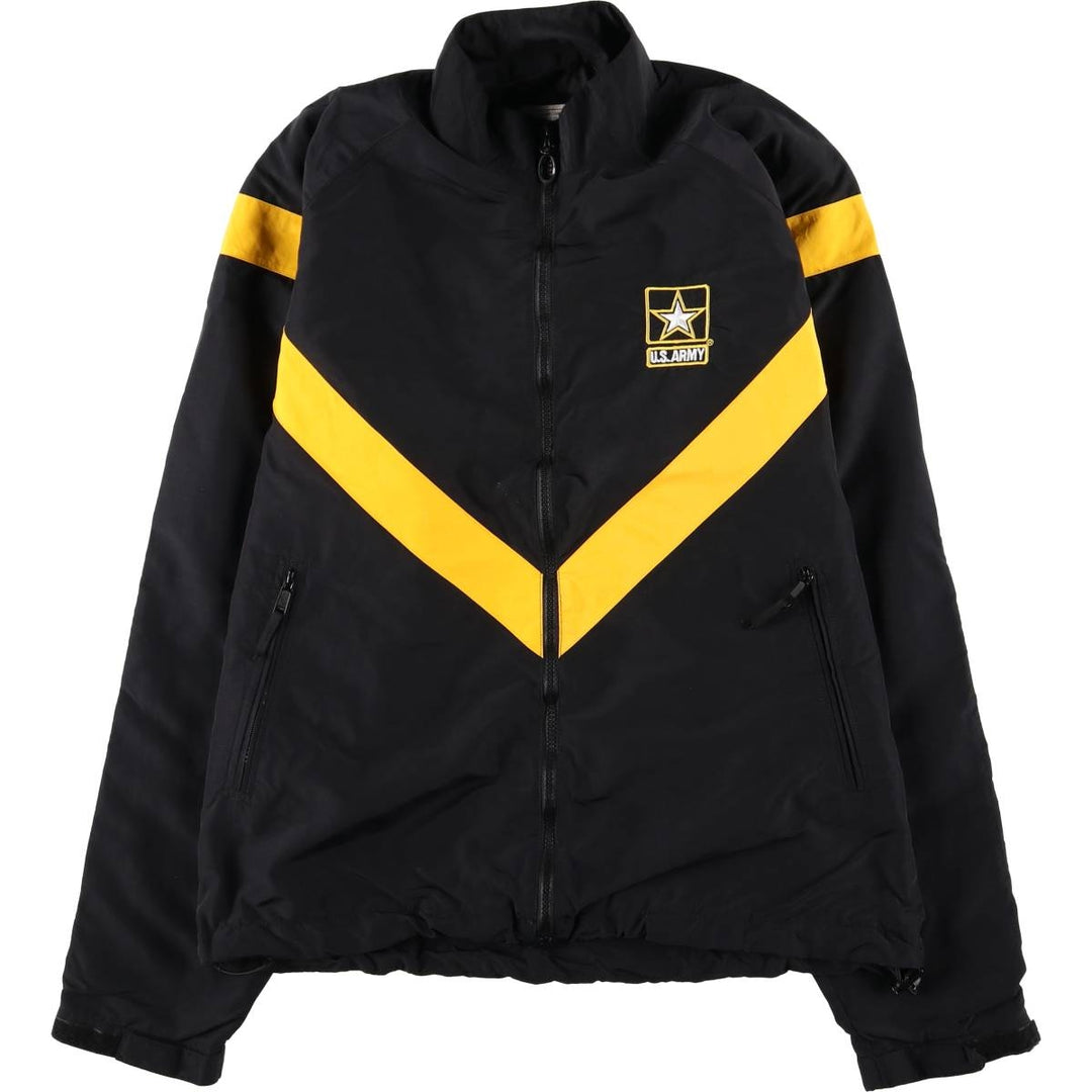Genuine US Army APFU Training Jacket, Nylon Jacket, Made in USA, Medium Long (Men's Size M) Nylon black type Vintage Second Hand