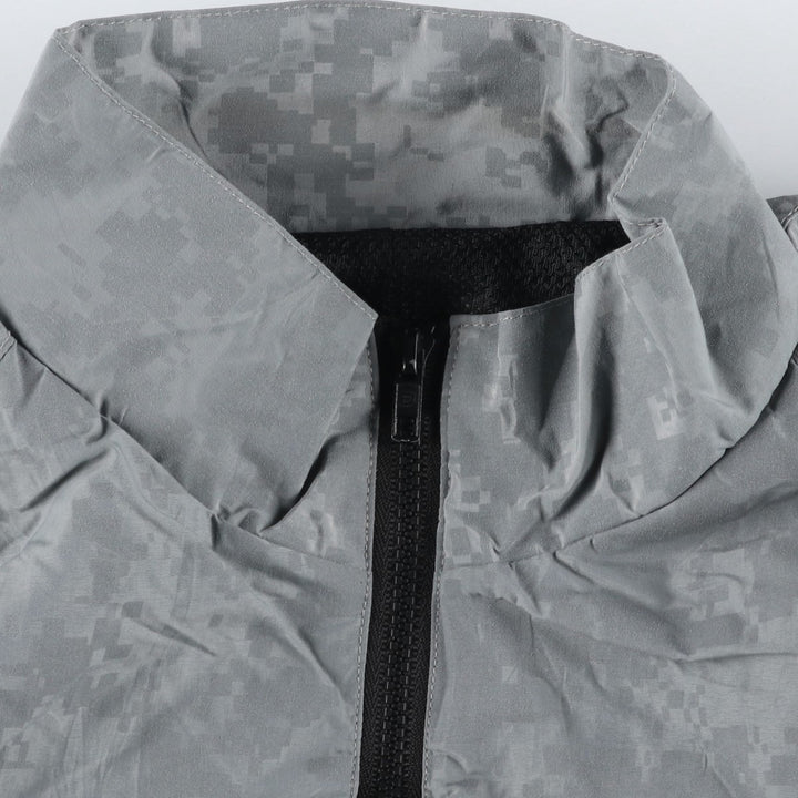 Genuine US Army IPFU Training Jacket, Camouflage Pattern ACU Digital Camo Nylon Jacket, Large Regular (Men's L equivalent) Nylon gray type Vintage Second Hand