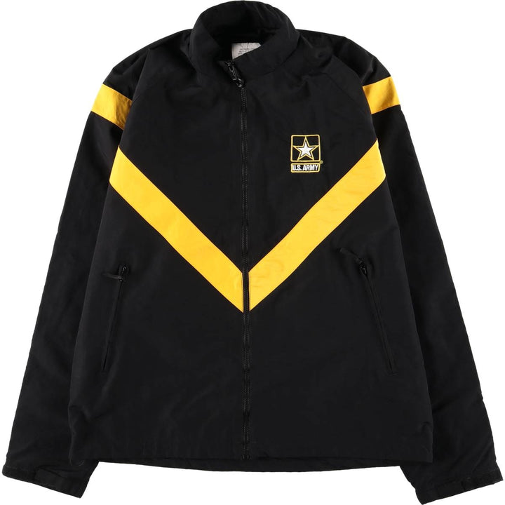 Genuine US Army APFU Training Jacket, Nylon Jacket, Made in USA, Medium Long (Men's Size M) Nylon black type Vintage Second Hand