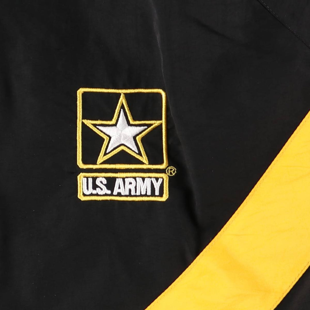 Genuine US Army APFU Training Jacket, Nylon Jacket, Made in USA, Medium Long (Men's Size M) Nylon black type Vintage Second Hand