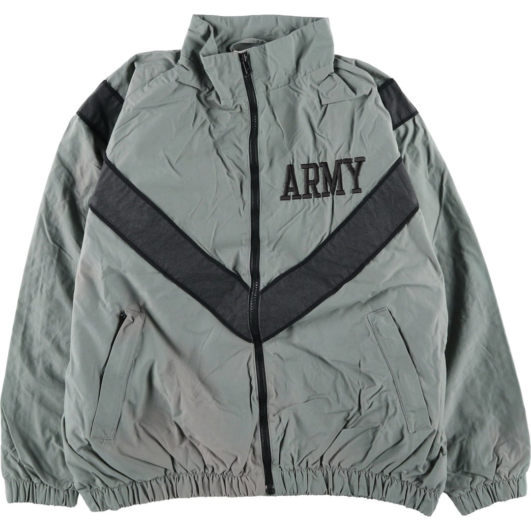 2000'S US Army IPFU Training Jacket, Nylon Jacket, Made in USA, Medium-Regular (Men's M equivalent) Nylon gray type Vintage Second Hand