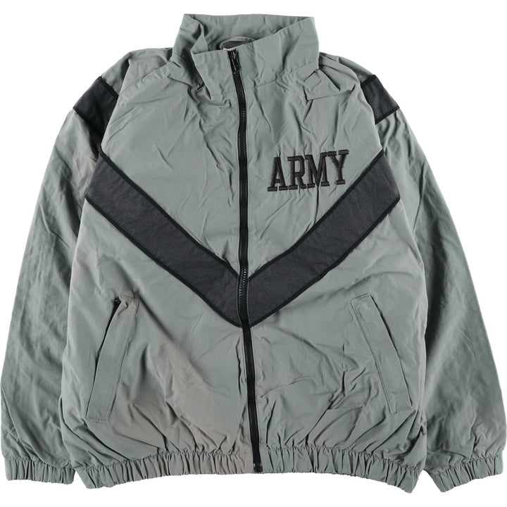 2000'S US Army IPFU Training Jacket, Nylon Jacket, Made in USA, Medium-Regular (Men's M equivalent) Nylon gray type Vintage Second Hand