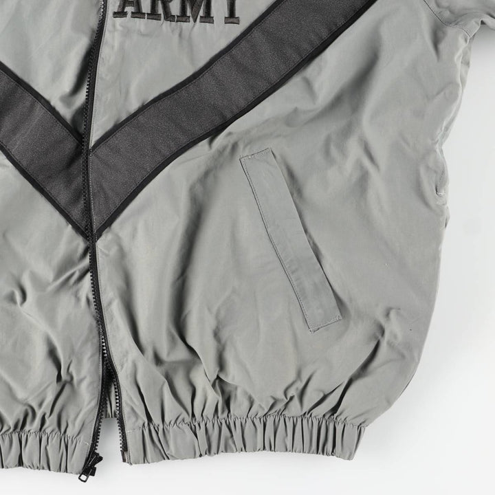 2000'S US Army IPFU Training Jacket, Nylon Jacket, Made in USA, Small-Regular (Men's Size S) Nylon gray type Vintage Second Hand