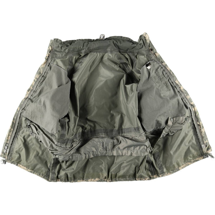Civilian-made camouflage pattern ACU digital camo ECWCS 2nd GEN military Gore-Tex parka, men's size L equivalent. Nylon Beige type Vintage Second Hand
