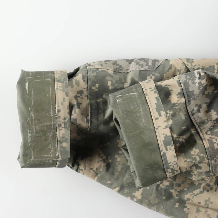 Civilian-made camouflage pattern ACU digital camo ECWCS 2nd GEN military Gore-Tex parka, men's size L equivalent. Nylon Beige type Vintage Second Hand