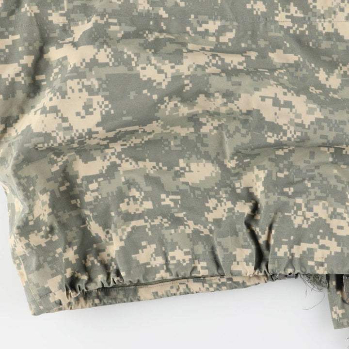 Civilian-made camouflage pattern ACU digital camo ECWCS 2nd GEN military Gore-Tex parka, men's size L equivalent. Nylon Beige type Vintage Second Hand