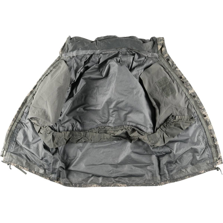 2000'S US Military Issue Camouflage Pattern ACU Digital Camo ECWCS 2nd GEN Military Gore-Tex Parka Made in USA MEDIUM-LONG unclear Khaki type Vintage Second Hand