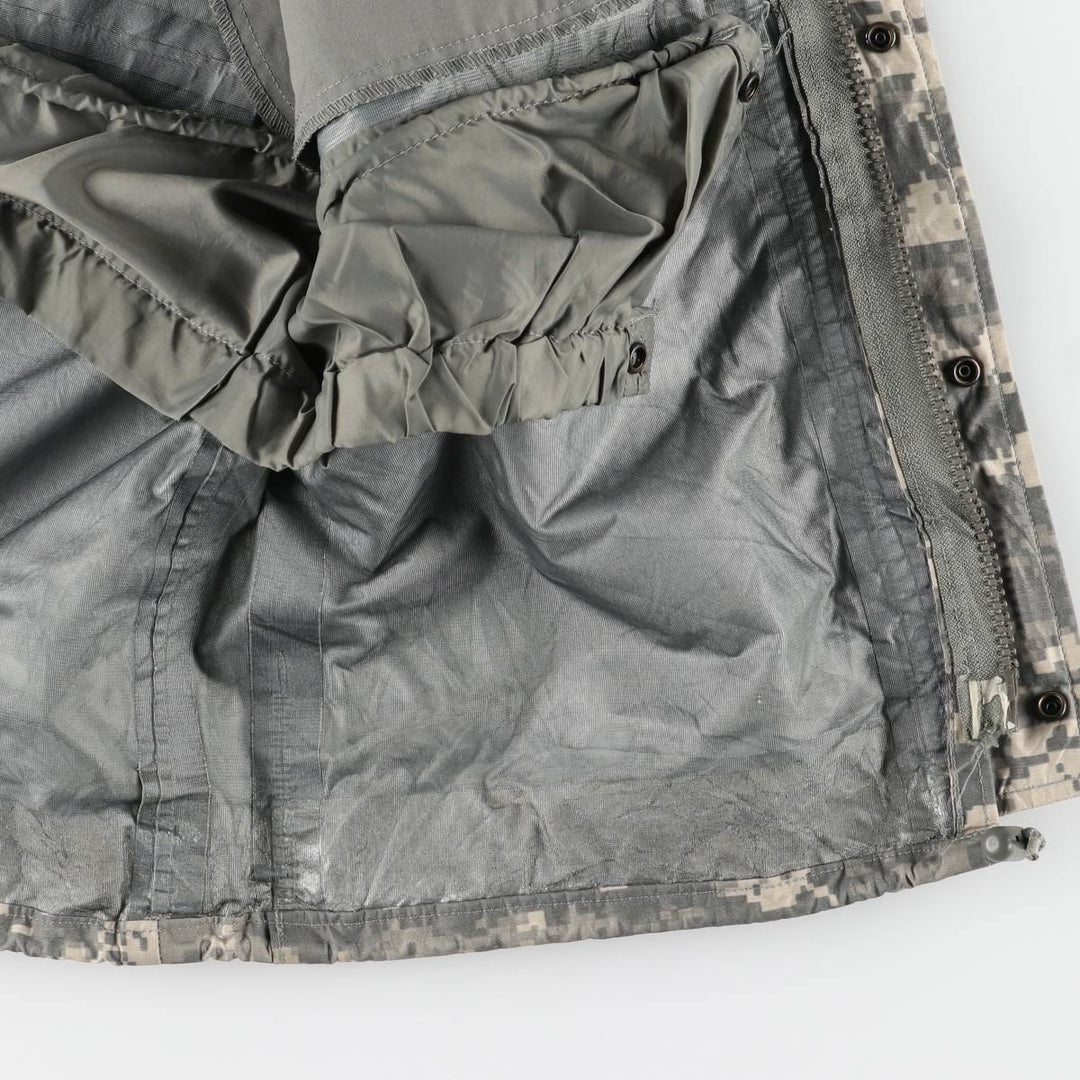 2000'S US Military Issue Camouflage Pattern ACU Digital Camo ECWCS 2nd GEN Military Gore-Tex Parka Made in USA MEDIUM-LONG unclear Khaki type Vintage Second Hand