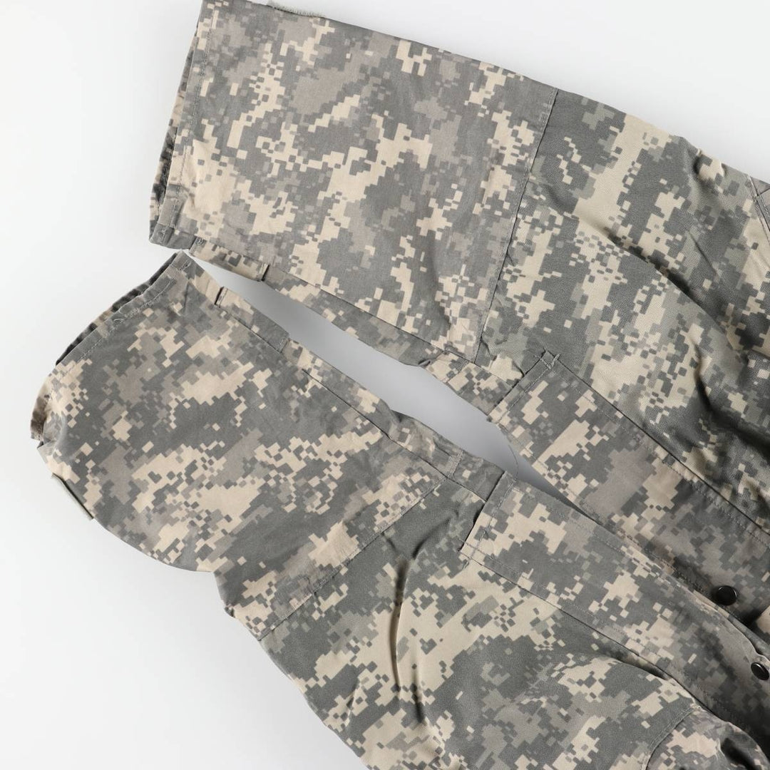 2000'S US Military Issue Camouflage Pattern ACU Digital Camo ECWCS 2nd GEN Military Gore-Tex Parka Made in USA MEDIUM-LONG unclear Khaki type Vintage Second Hand