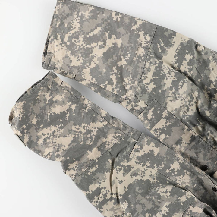 2000'S US Military Issue Camouflage Pattern ACU Digital Camo ECWCS 2nd GEN Military Gore-Tex Parka Made in USA MEDIUM-LONG unclear Khaki type Vintage Second Hand