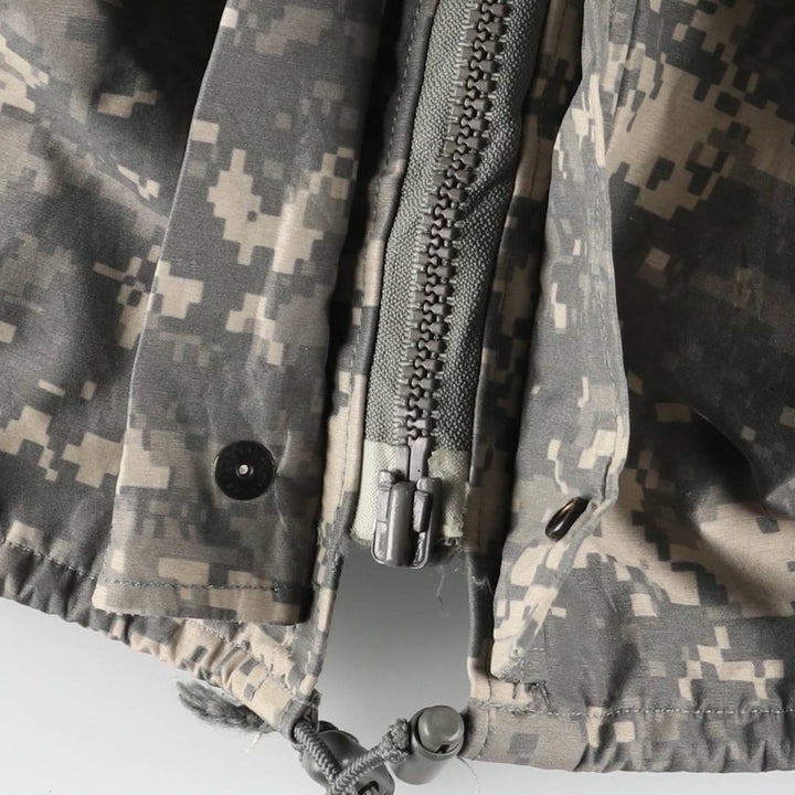 2000'S US Military Issue Camouflage Pattern ACU Digital Camo ECWCS 2nd GEN Military Gore-Tex Parka Made in USA MEDIUM-LONG unclear Khaki type Vintage Second Hand