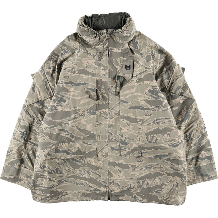Camouflage Pattern ABU Digital Tiger Camo Military Gore-Tex Parka XX-LARGE-REGULAR (Men's XXL equivalent) Nylon Khaki type Vintage Second Hand